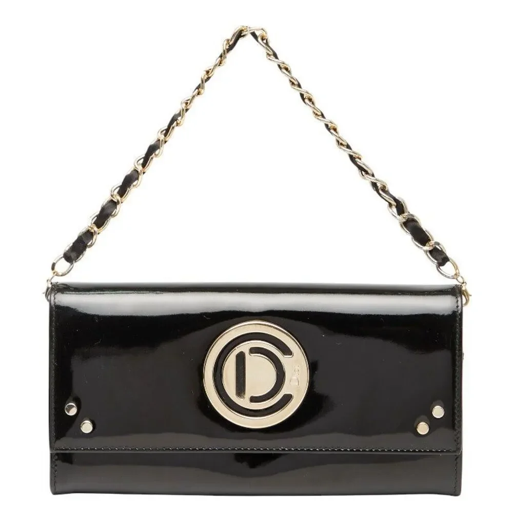 Dior Patent Leather 2way Handbag